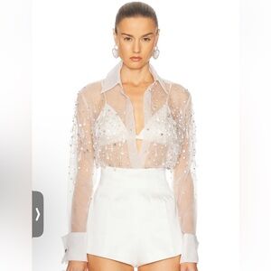 Retrofete Aubriella Embellished Shirt